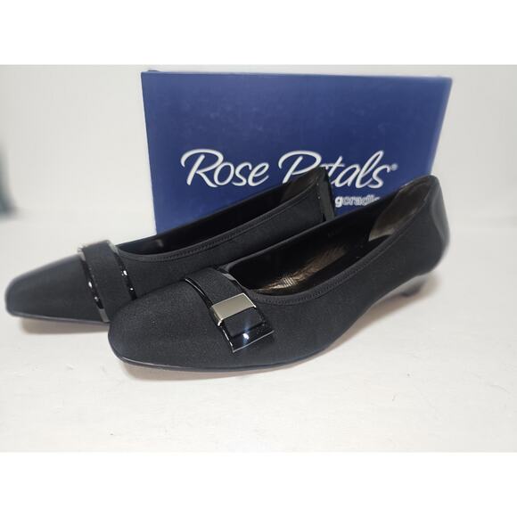 Walking Cradles Black Flats, Size 12M, Leather/Textile Upper, Slip-on - Picture 4 of 12